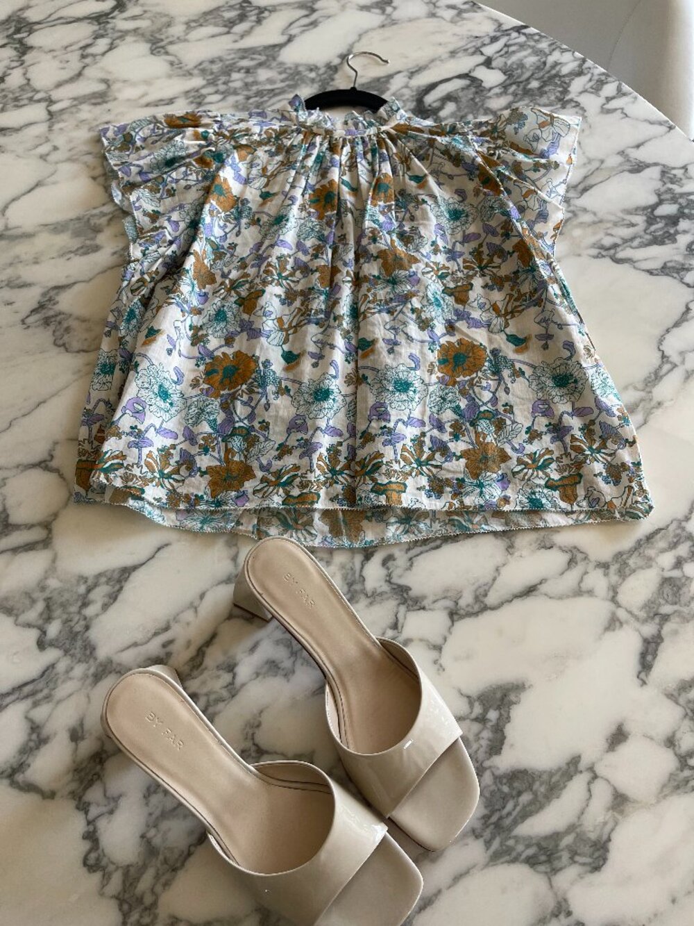 Trovata California Birds of Paradis blouse